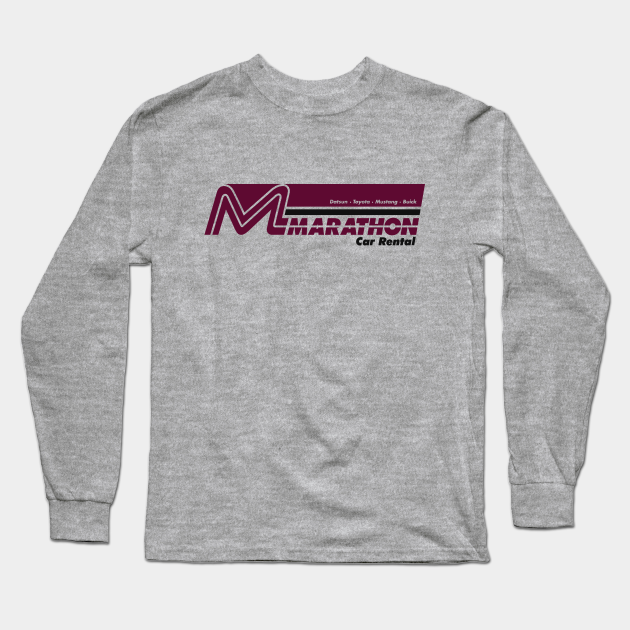 Marathon Car Rental Planes Trains And Automobiles Long Sleeve T